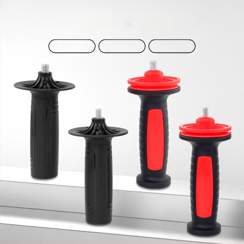 Mâner pentru polizor unghiular 100/125 mm, filetare M8/M10, mâner auxiliar din plastic, accesoriu pentru unelte electrice