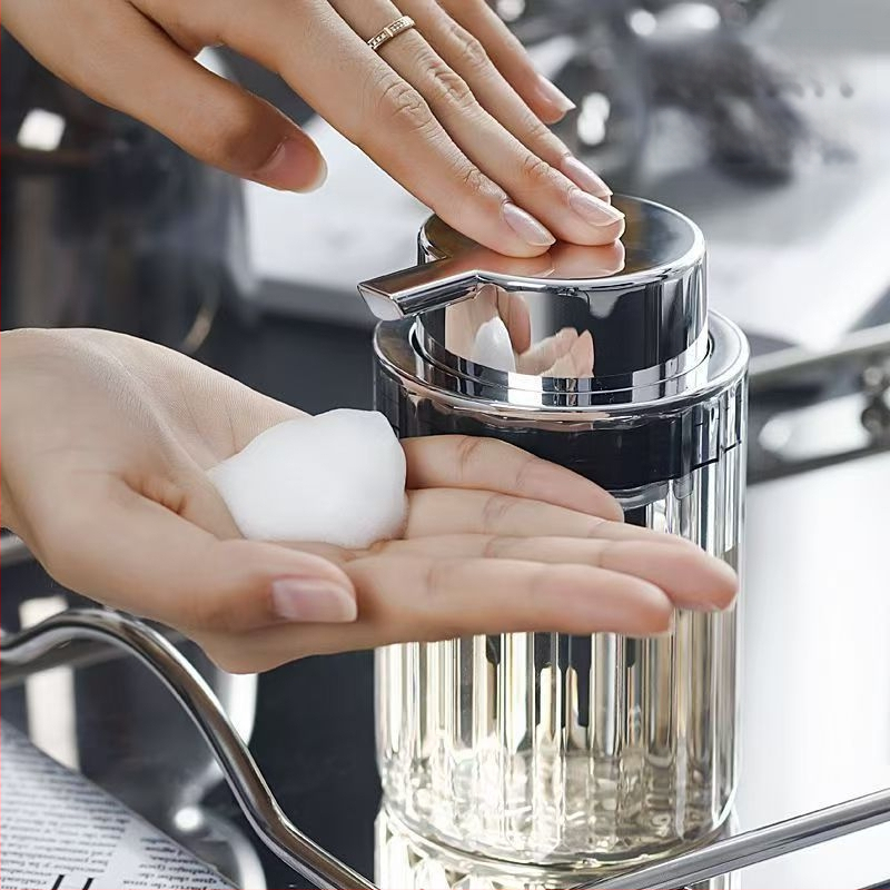 Dispenser de spumă de lux pentru săpun de mână, gel de curățare facial, gel de duș și șampon