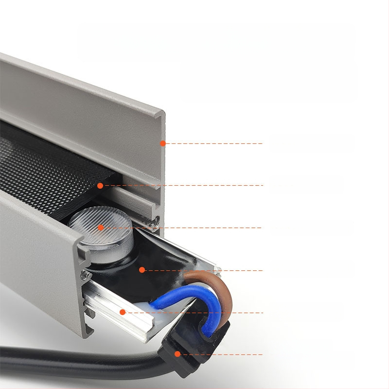 Proiector exterior impermeabil pentru fațadă, LED wall washer, 18–24W, bandă de contur de 72W pentru fațadă