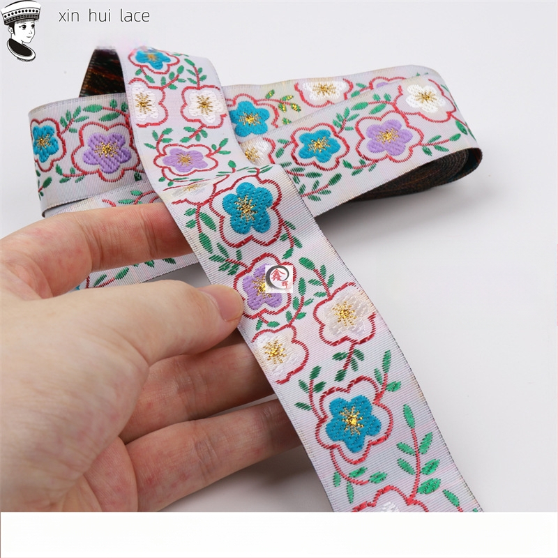 3,3 cm dantelă decorativă pentru Hanfu, panglică în stil antic pentru haine