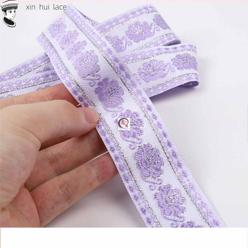 3,3 cm dantelă decorativă pentru Hanfu, panglică în stil antic pentru haine