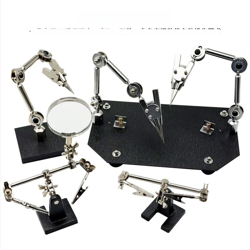 Clema universală de sudură cu două capete, adaptor de a treia mână, pentru fabricarea bijuteriilor și lipirea PCB