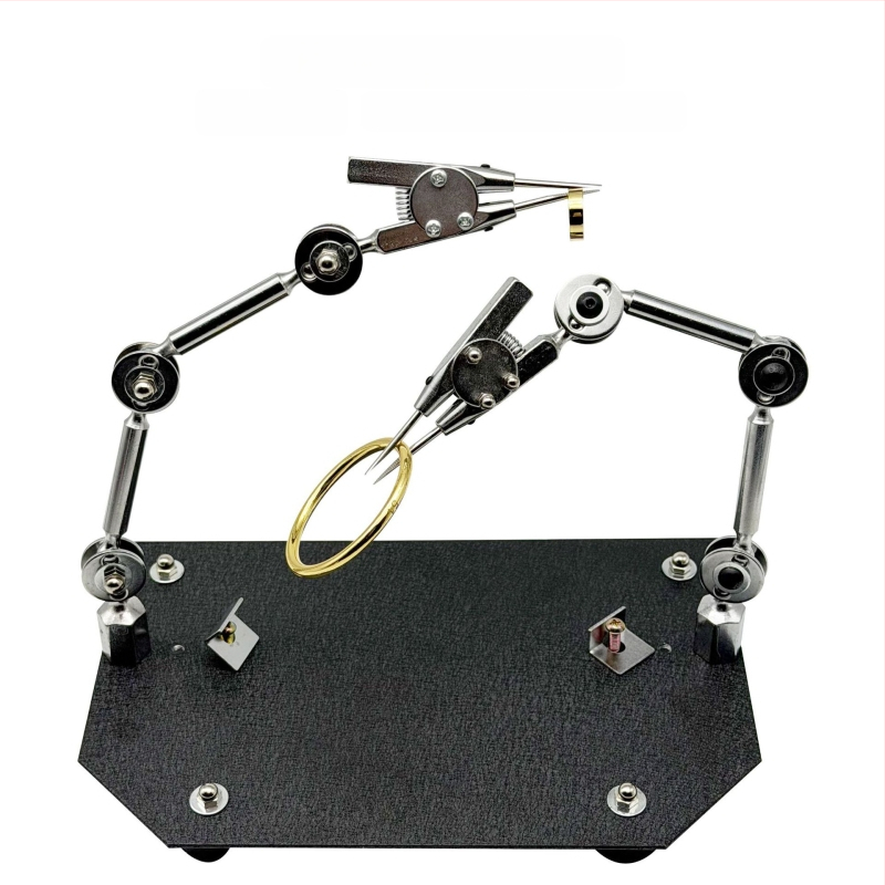 Clema universală de sudură cu două capete, adaptor de a treia mână, pentru fabricarea bijuteriilor și lipirea PCB