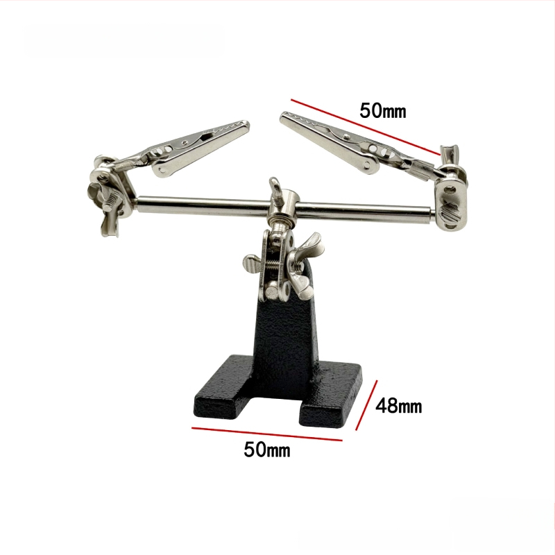 Clema universală de sudură cu două capete, adaptor de a treia mână, pentru fabricarea bijuteriilor și lipirea PCB
