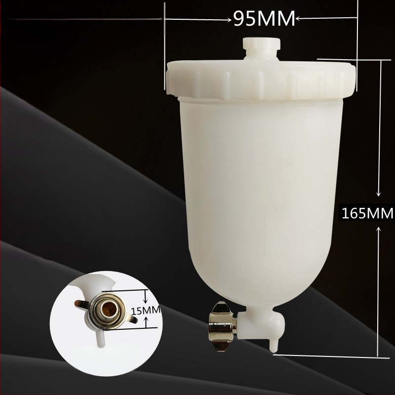S-710 Vas superior din plastic pentru pistol de vopsire pneumatic pentru W-71, W-101, W-77, F75