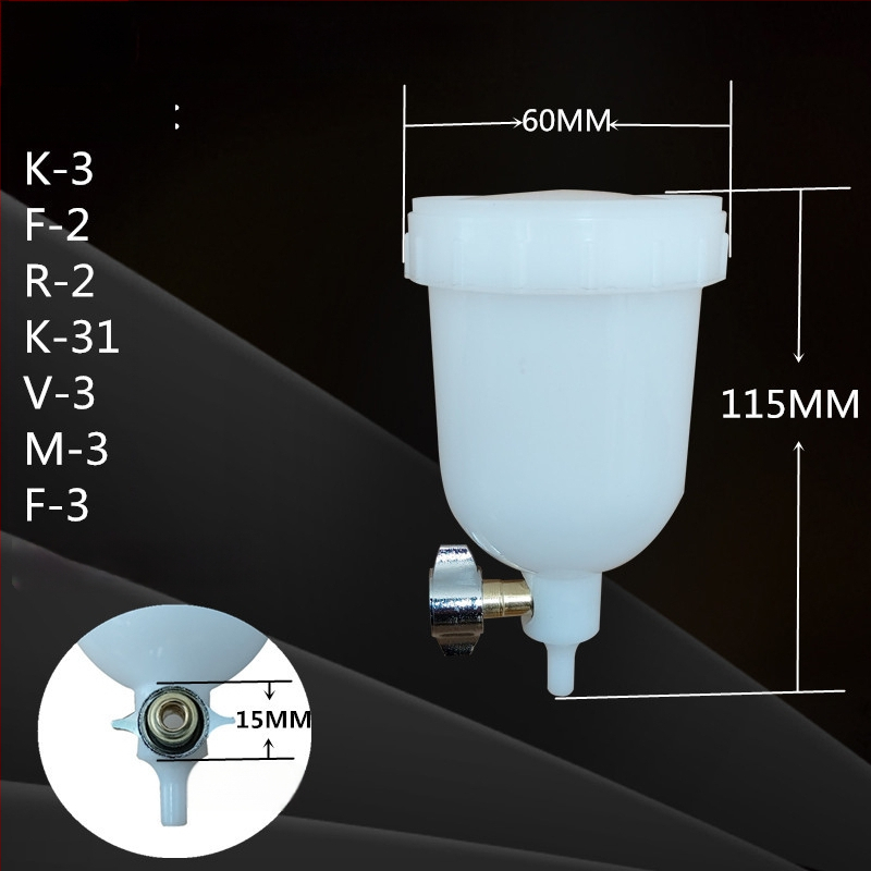 S-710 Vas superior din plastic pentru pistol de vopsire pneumatic pentru W-71, W-101, W-77, F75