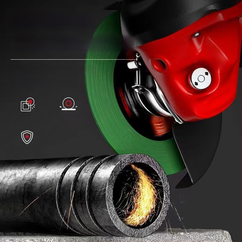 Disc de tăiere de 107 mm, disc de șlefuit de 100 mm pentru metal — disc abraziv ultra-subțire cu plasă dublă, disc de polisare