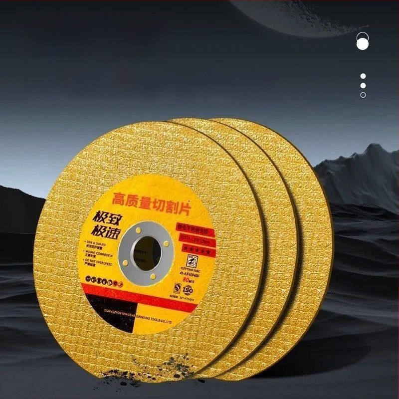 Disc de tăiere de 107 mm, disc de șlefuit de 100 mm pentru metal — disc abraziv ultra-subțire cu plasă dublă, disc de polisare