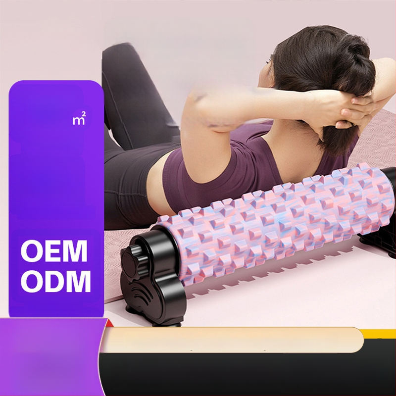 Suport pentru role de spumă și tijă de yoga pentru relaxarea mușchilor gambei și masajul meridianelor, rolă pentru subțierea și tonifierea picioarelor