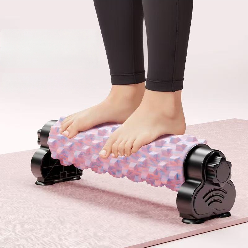 Suport pentru role de spumă și tijă de yoga pentru relaxarea mușchilor gambei și masajul meridianelor, rolă pentru subțierea și tonifierea picioarelor