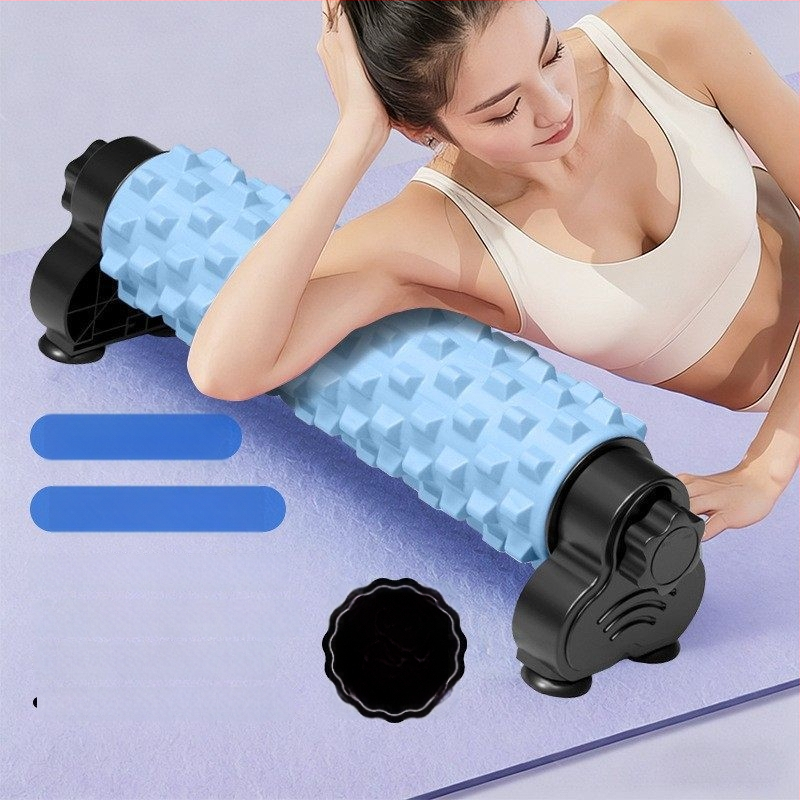 Suport pentru role de spumă și tijă de yoga pentru relaxarea mușchilor gambei și masajul meridianelor, rolă pentru subțierea și tonifierea picioarelor