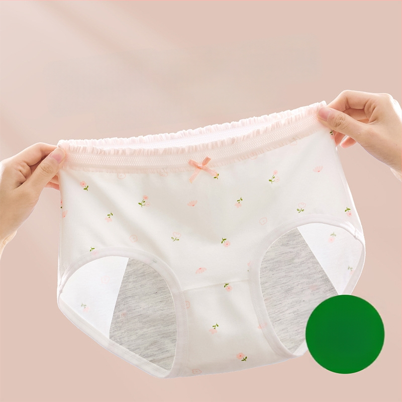 Chiloți menstrual pentru fete, antibacteriali, protecție împotriva scurgerilor, croială triunghiulară, 10A