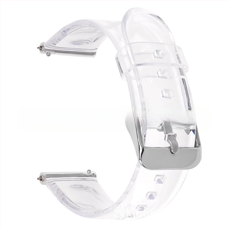 Brățară transparentă de ceas, 20/22mm, pentru Samsung Galaxy Watch4 și ceasuri Huawei