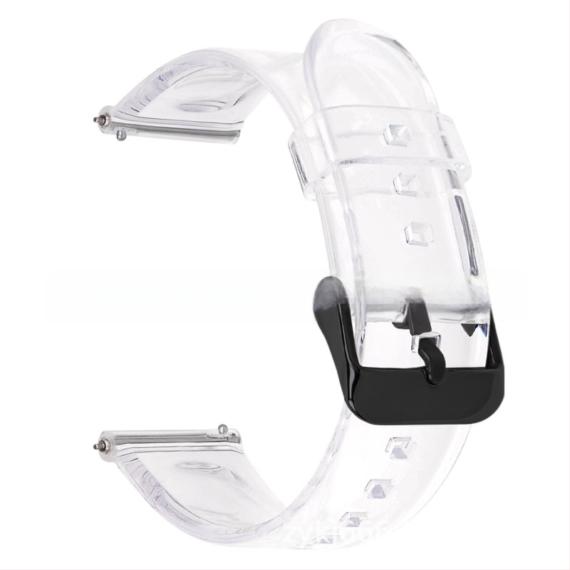 Brățară transparentă de ceas, 20/22mm, pentru Samsung Galaxy Watch4 și ceasuri Huawei