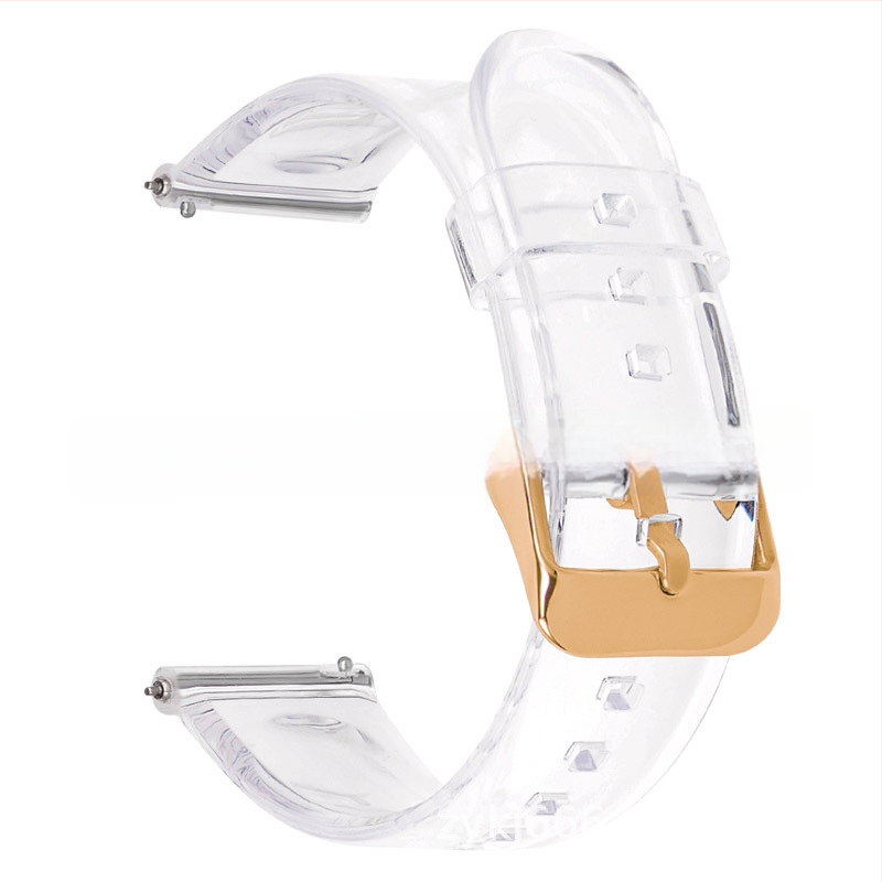 Brățară transparentă de ceas, 20/22mm, pentru Samsung Galaxy Watch4 și ceasuri Huawei