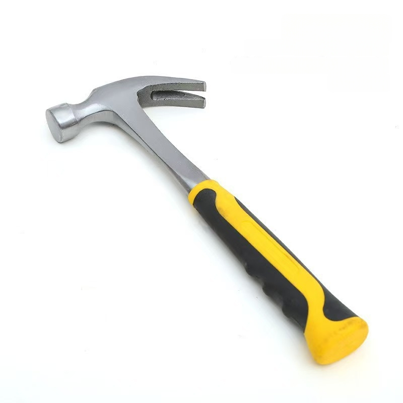 Ciocan cu mâner din lemn pentru uz casnic, ciocan cu gheare multifuncțional pentru îndepărtarea cuiurilor, cap din oțel de înalt carbon, instrument de lovire lucrat manual