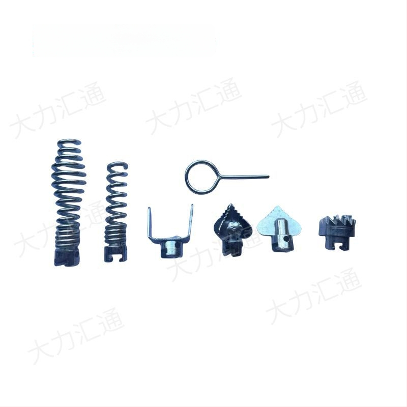 Set de 7 capete de tăiere galvanizate, rezistente la rugină, pentru deblocarea conductelor, 16 mm, accesorii pentru bormașină