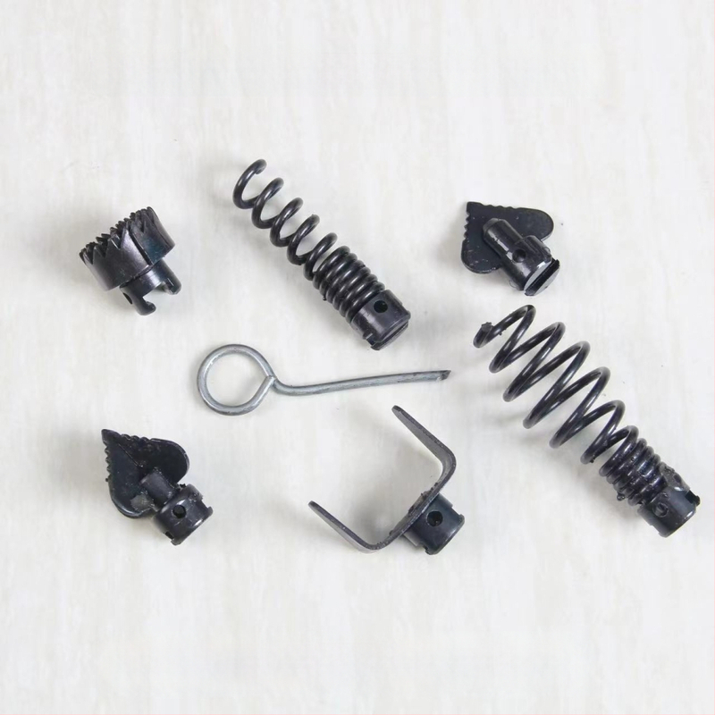 Set de 7 capete de tăiere galvanizate, rezistente la rugină, pentru deblocarea conductelor, 16 mm, accesorii pentru bormașină