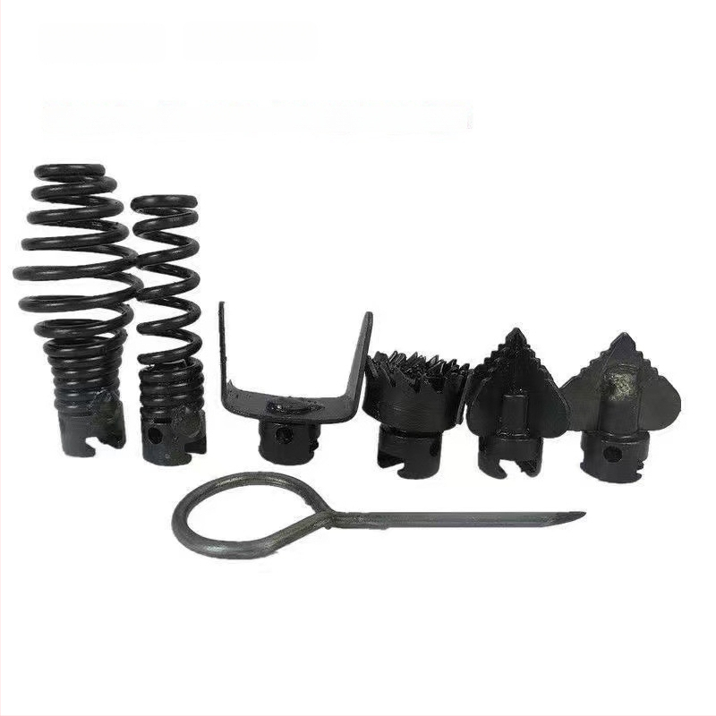 Set de 7 capete de tăiere galvanizate, rezistente la rugină, pentru deblocarea conductelor, 16 mm, accesorii pentru bormașină