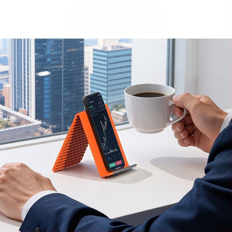 Suport din silicon flexibil, pliabil pentru telefon, suport universal pentru tablete și laptopuri, transformabil pentru călătorii și uz casnic