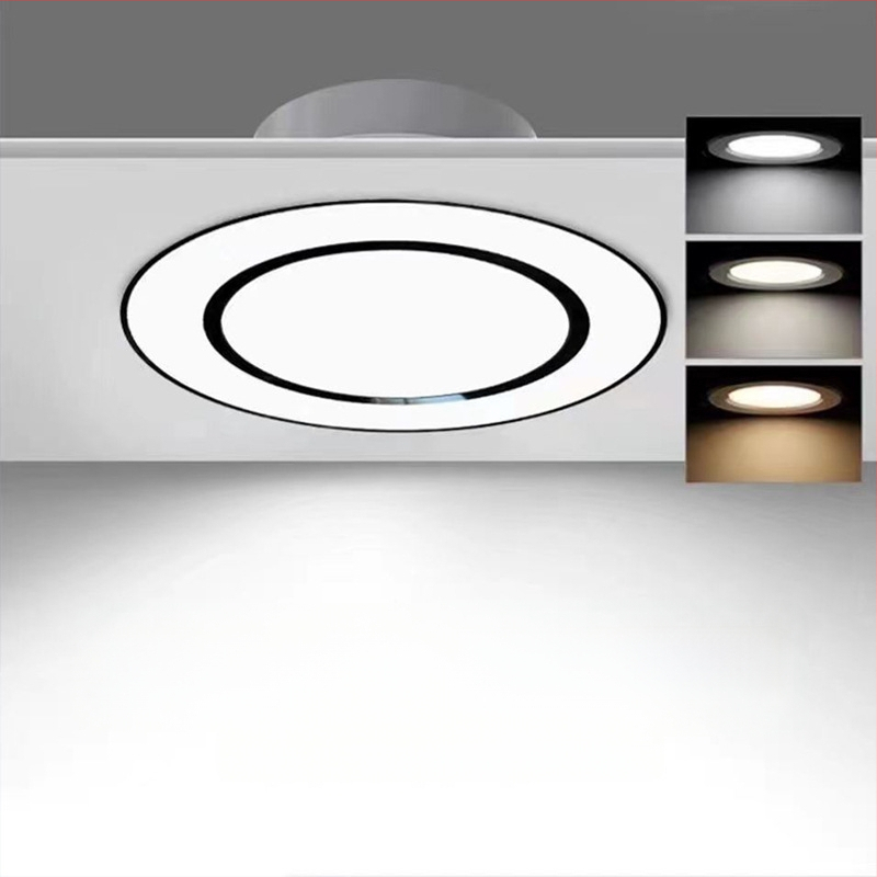 Carpell LED трицветен регулируем вграден даунлайт за всекидневната, 5W/7W/7.5W, алуминиево тяло, 4000K, CRI 90+, скрит монтаж