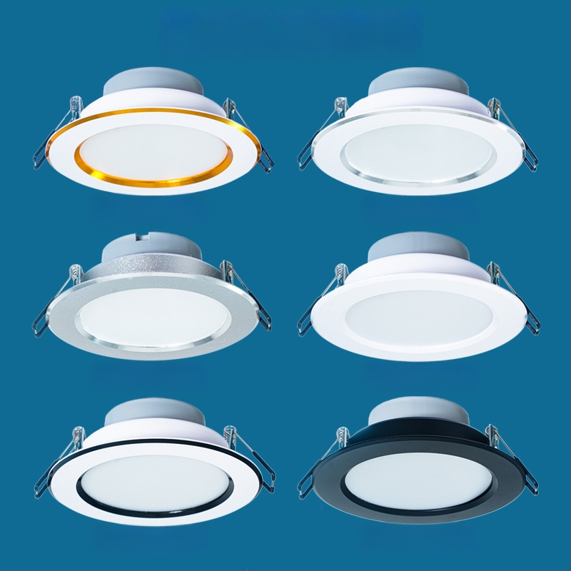 Carpell LED трицветен регулируем вграден даунлайт за всекидневната, 5W/7W/7.5W, алуминиево тяло, 4000K, CRI 90+, скрит монтаж