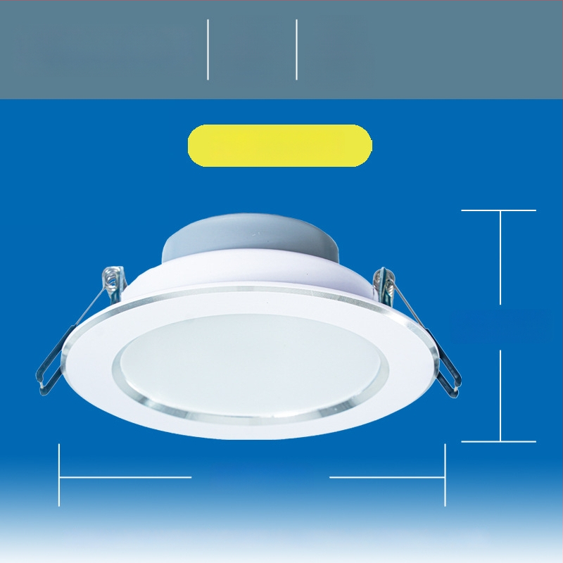 Carpell LED трицветен регулируем вграден даунлайт за всекидневната, 5W/7W/7.5W, алуминиево тяло, 4000K, CRI 90+, скрит монтаж