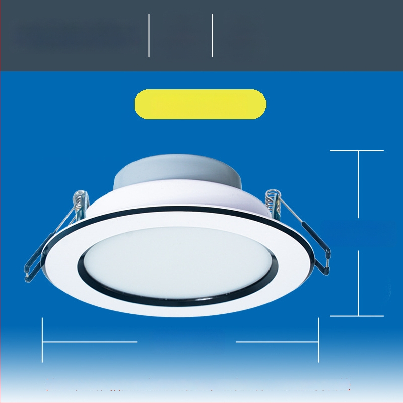 Carpell LED трицветен регулируем вграден даунлайт за всекидневната, 5W/7W/7.5W, алуминиево тяло, 4000K, CRI 90+, скрит монтаж