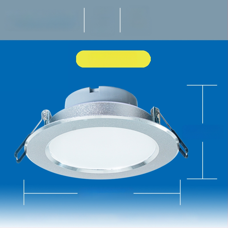 Carpell LED трицветен регулируем вграден даунлайт за всекидневната, 5W/7W/7.5W, алуминиево тяло, 4000K, CRI 90+, скрит монтаж
