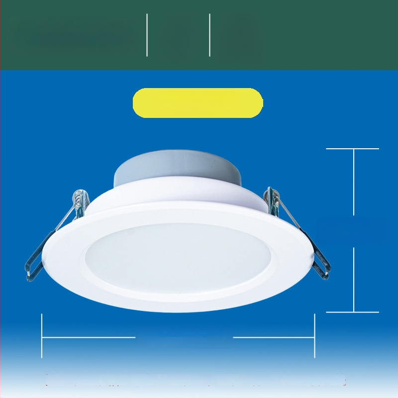 Carpell LED трицветен регулируем вграден даунлайт за всекидневната, 5W/7W/7.5W, алуминиево тяло, 4000K, CRI 90+, скрит монтаж