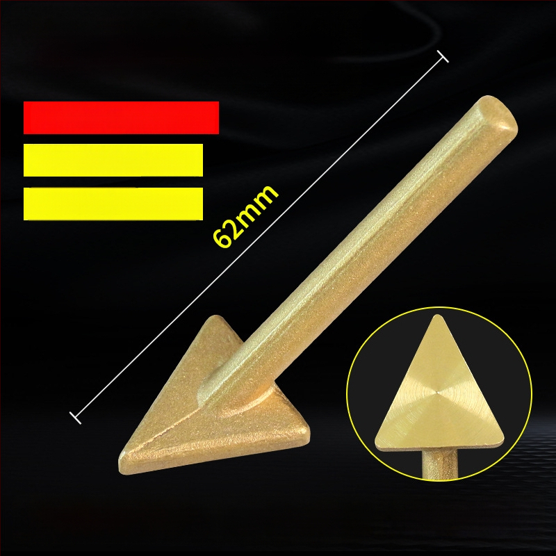 Пластмасов заваръчен инструмент с триъгълна глава за изглаждане и меден връх с дупка за нагряване и изглаждане на заваръчни пръчки — ремонт на автомобилна броня