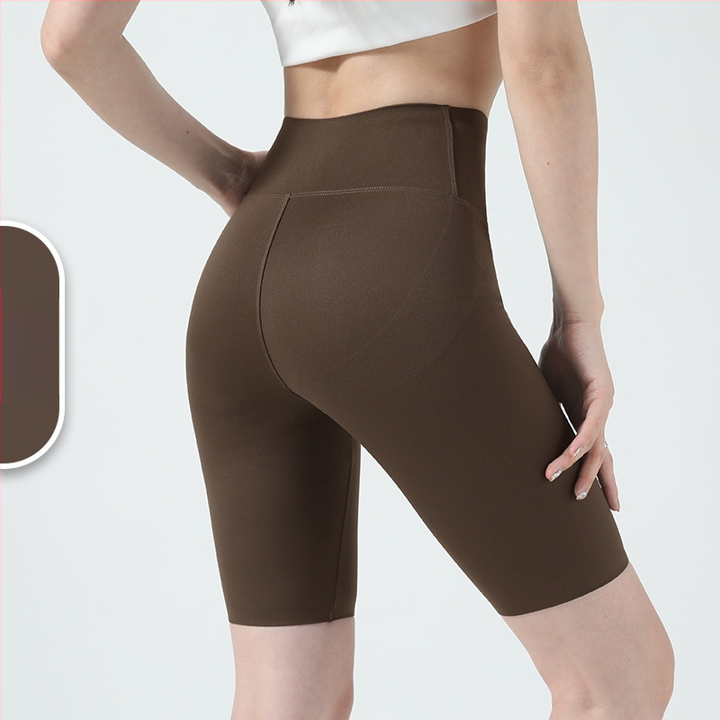 Капри йога клин Sharkskin за жени, стегнати еластични leggings за фитнес и колоездене