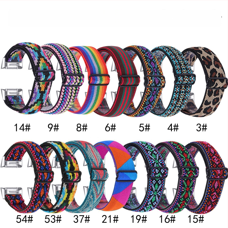 Еластична принтована регулируема каишка за Fitbit Charge6/Charge5