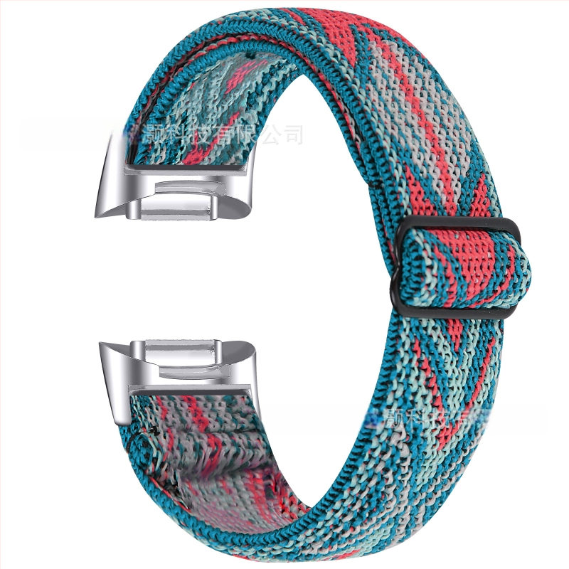 Еластична принтована регулируема каишка за Fitbit Charge6/Charge5