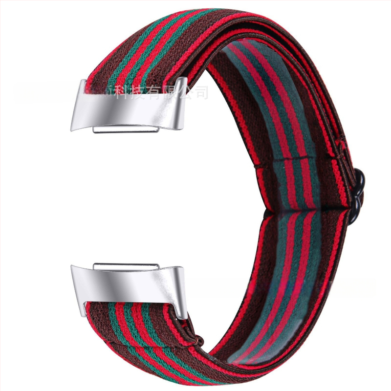 Еластична принтована регулируема каишка за Fitbit Charge6/Charge5