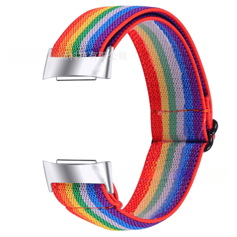 Еластична принтована регулируема каишка за Fitbit Charge6/Charge5