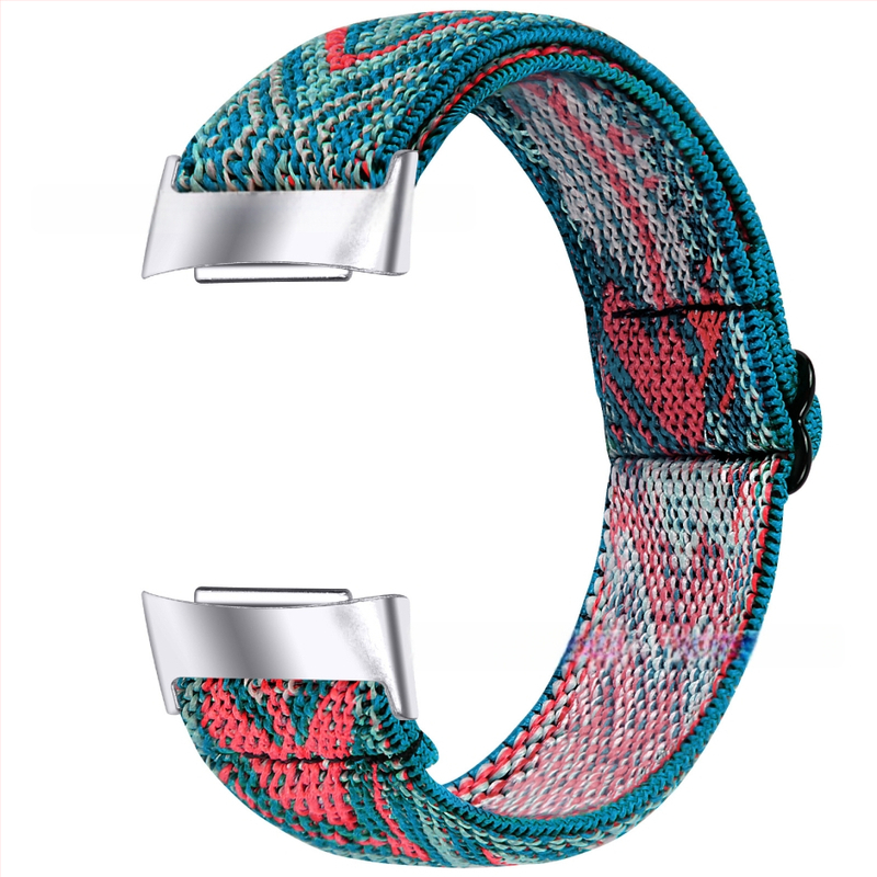 Еластична принтована регулируема каишка за Fitbit Charge6/Charge5