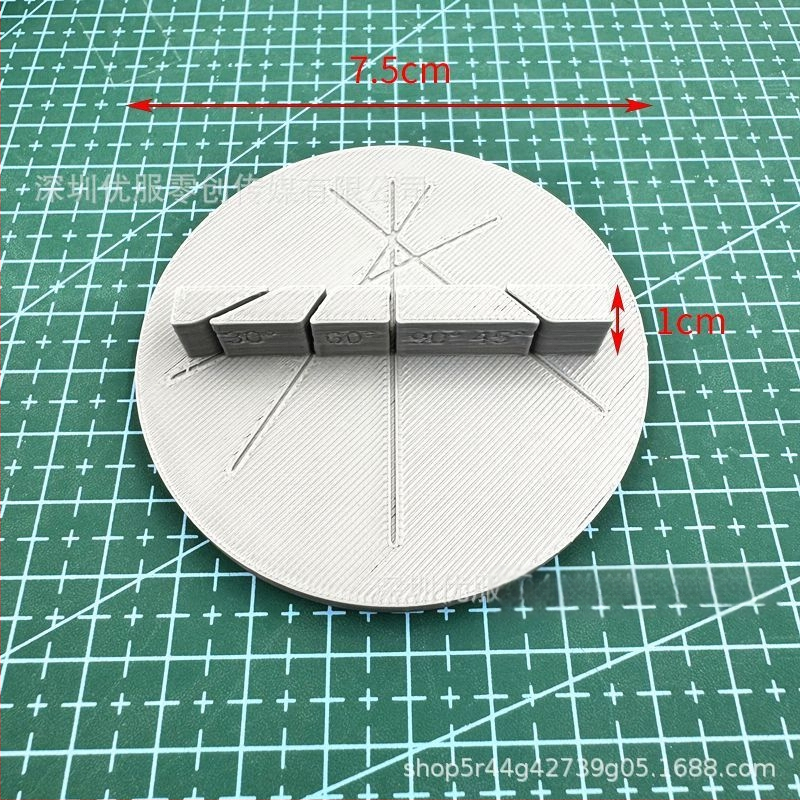 Star Extreme Gundam модел: ръководство за рязане с многоъглена плоча за 30°, 45° и 60°