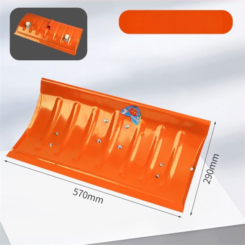 Lopată de zăpadă cu corp din plastic și cap din plastic temperat, design îngroșat, dimensiune mare, mâner din lemn, pliabil, model Q27343