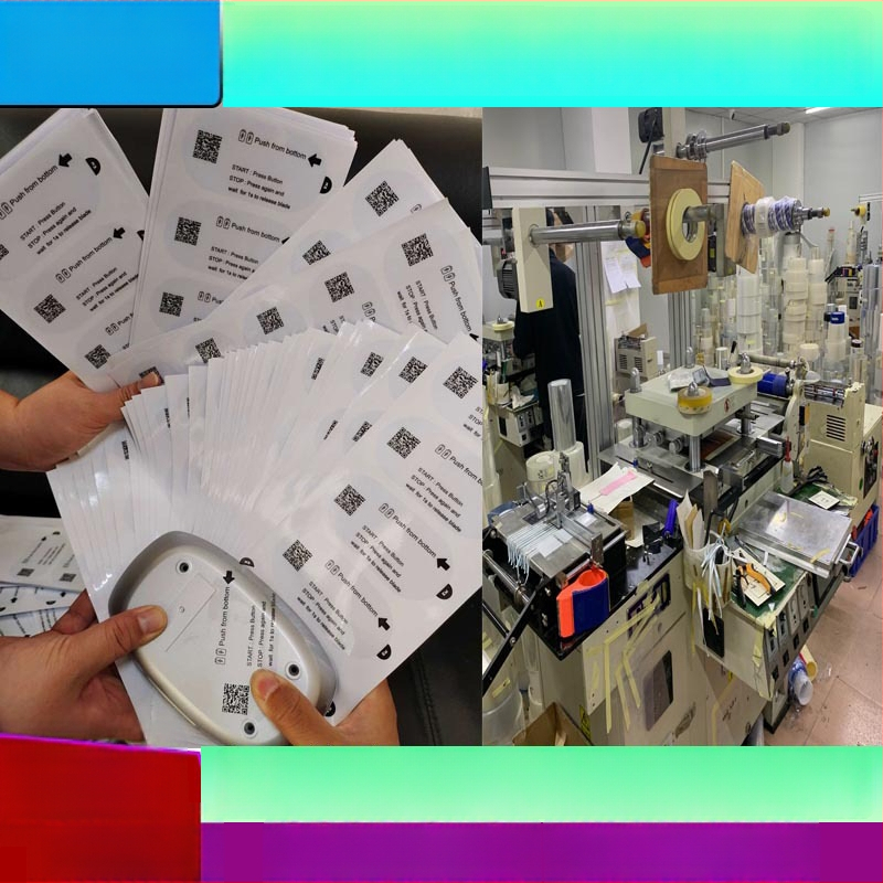 Folie protectie PVC electrostatică, fără adeziv, auto-adsorbentă, transparentă, imprimată pentru ecrane LCD de telefoane și piese din plastic