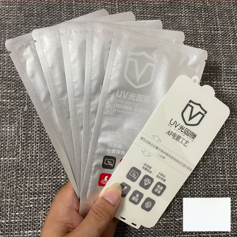 Film hidrogel UV-curabil pentru OnePlus 10 Pro și OnePlus Ace 2, finisaj electroplacat, fără lipire, protecție ecran curbat