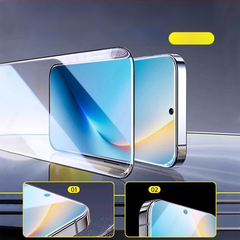 Protecție ecran din sticlă temperată pentru Xiaomi 15 – acoperire completă, rezistent la căderi, anti-amprentare, protecția ochilor, filtrul de lumină albastră, confidențialitate