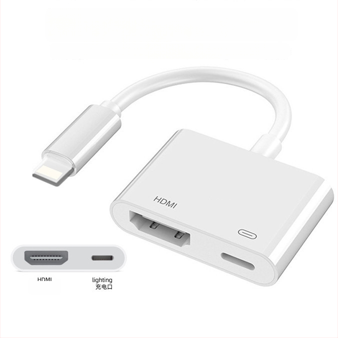 Adaptor Lightning la HDMI pentru iPhone – stație docking pentru audio și video digitale