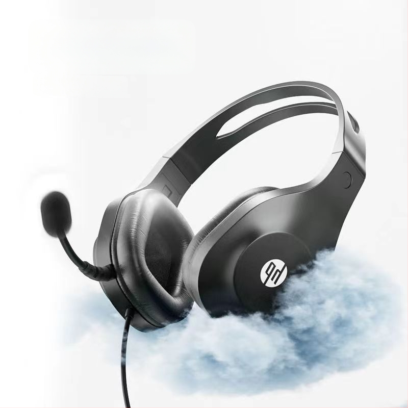 DHH-1601 Căști cu fir pentru PC, over-ear, cu microfon, 3,5 mm conexiune duală