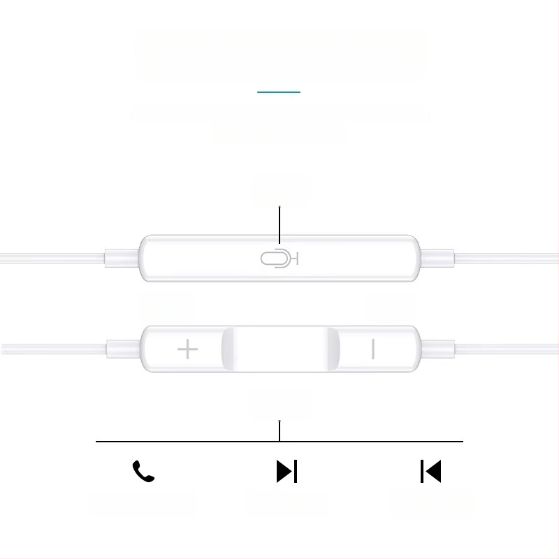 Căști in-ear cu cablu, cip digital Type-C și microfon pentru Huawei/Honor X5 – înregistrare karaoke
