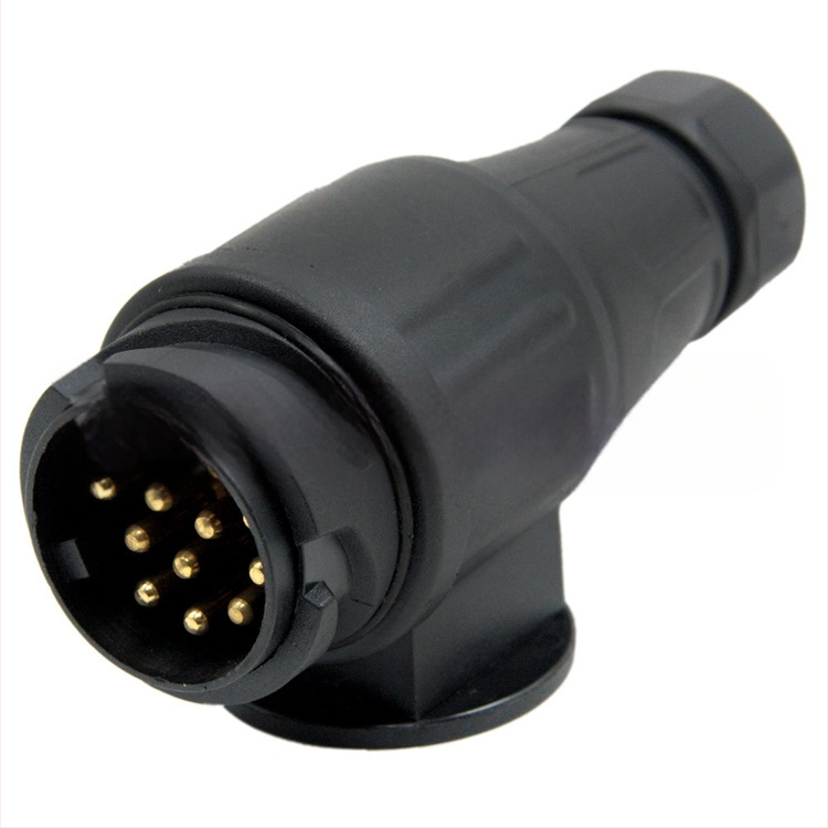 Conector pentru remorcă cu 13 poli și priză-convertor pentru semnalizare europeană XF1008