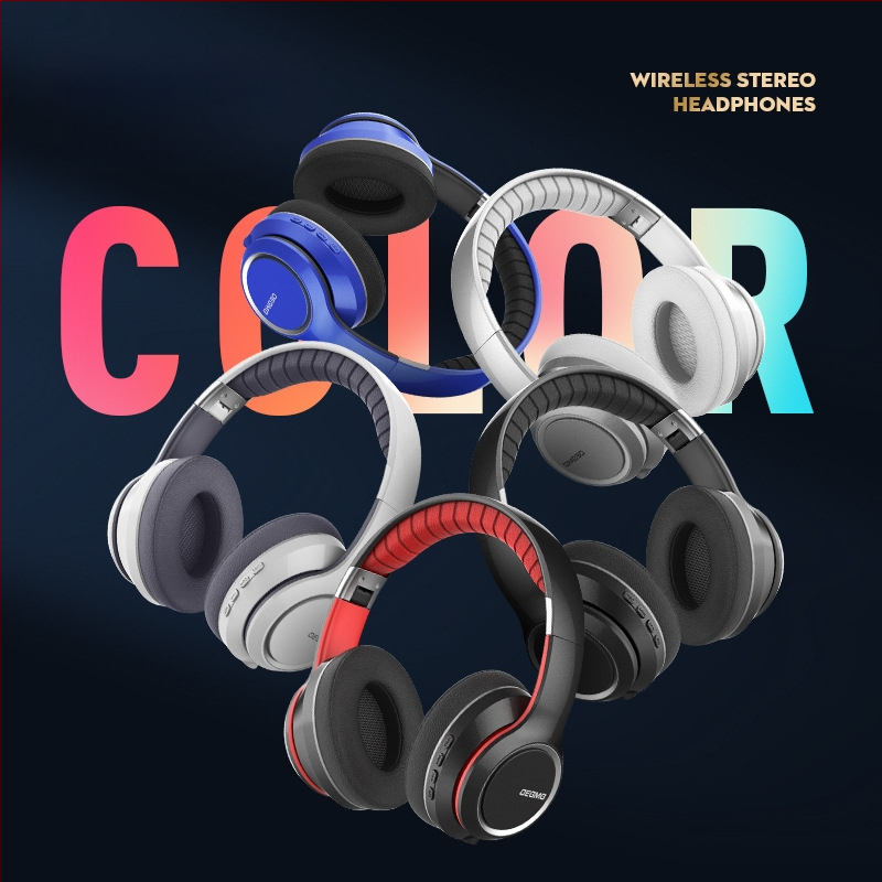 Cască Bluetooth cu model privat, over-ear, fără fir, slot pentru card, anulare zgomot, pentru gaming/esports, universală pentru telefon și laptop