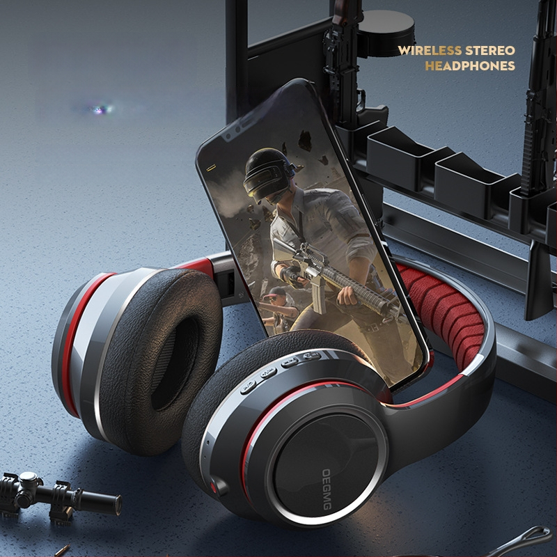Cască Bluetooth cu model privat, over-ear, fără fir, slot pentru card, anulare zgomot, pentru gaming/esports, universală pentru telefon și laptop