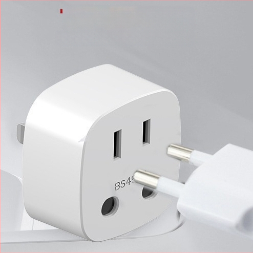 Adaptor priză EU către SUA, 2 pini rotunzi, convertor în stil european, compatibil cu standardele americane