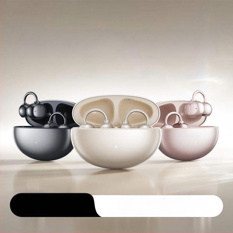 Căști clip-on Bluetooth FreeClp, fără fir, stereo, compatibile cu Huawei și Apple